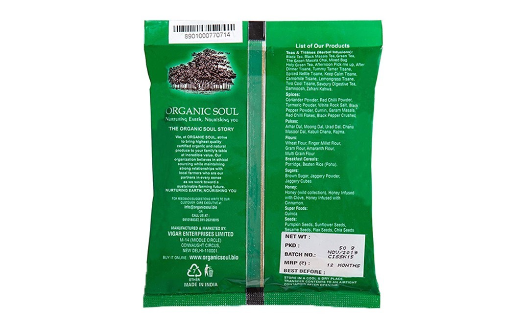 Organic Soul Organic Cinnamon Sticks    Pack  50 grams